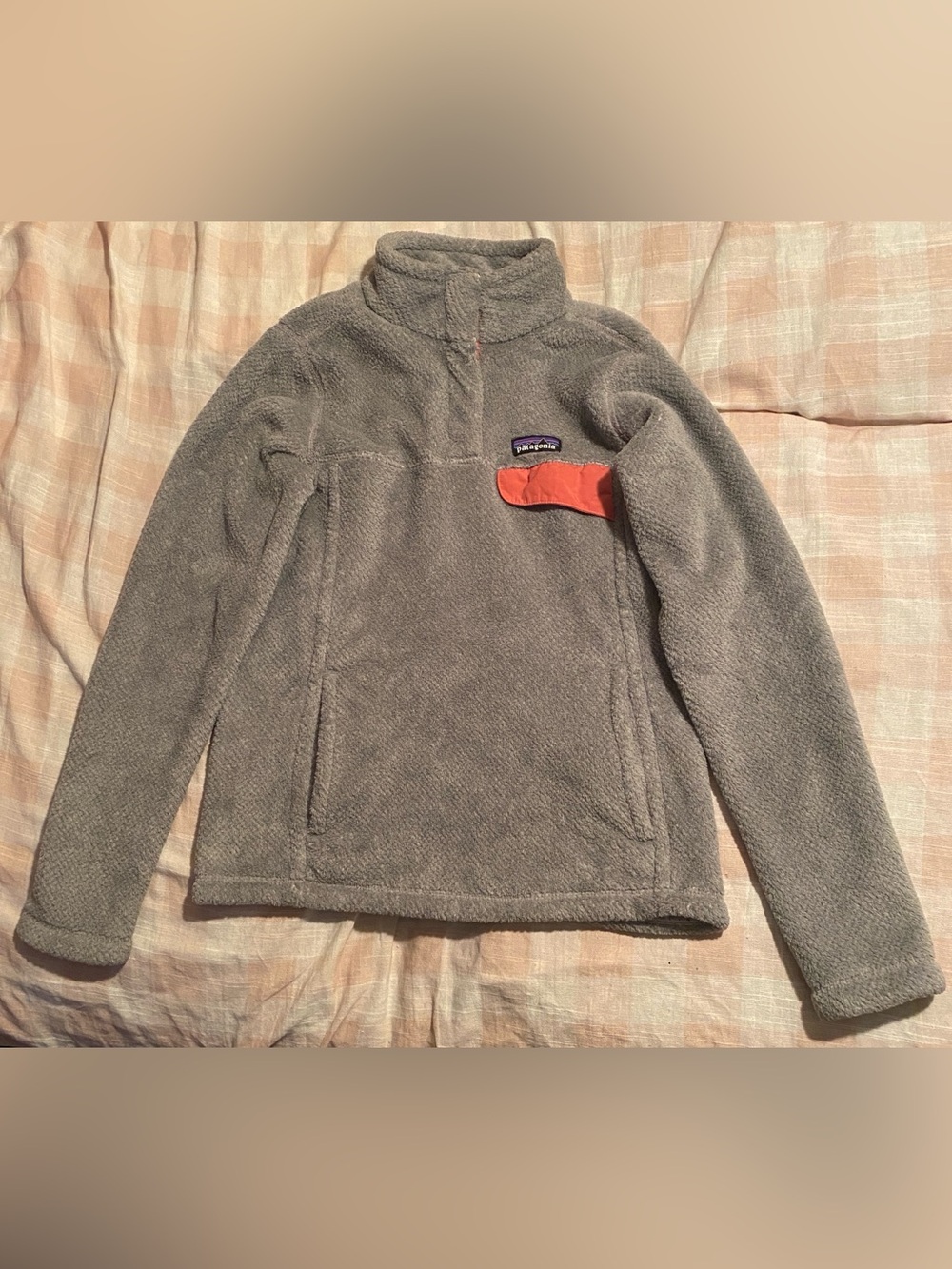 Patagonia Women’s Re-Tool Snap T Pullover Sweater Gray Size Small